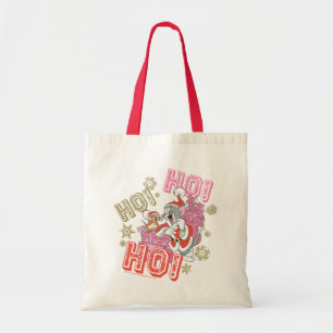 Tote Bag Tom et Jerry "Ho ! Ho ! Ho !" Livraison de cadeaux