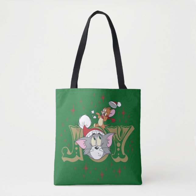 Tote Bag Tom et Jerry Holiday Joy (Devant)