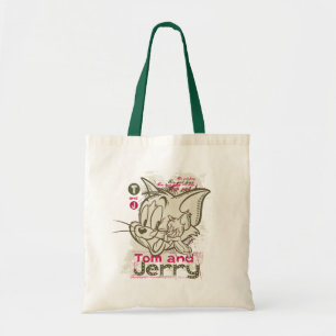 Tote Bag Tom et Jerry Pink et Green