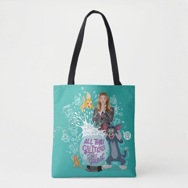 Tote Bag Tom & Jerry - All That Glitters is Not Goldie (Devant)