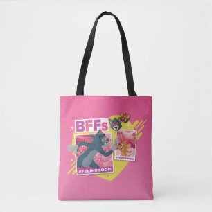Tote Bag Tom & Jerry BFFs Photo Emoji Collage