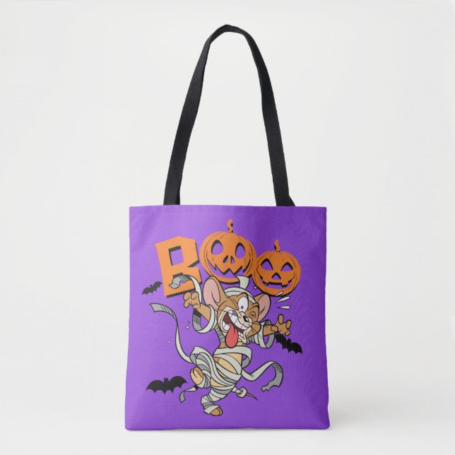 Tote Bag Tom & Jerry | Jerry est si effrayant (Devant)