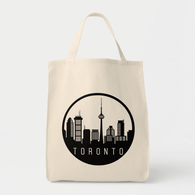 Tote Bag Toronto City Skyline (Devant)