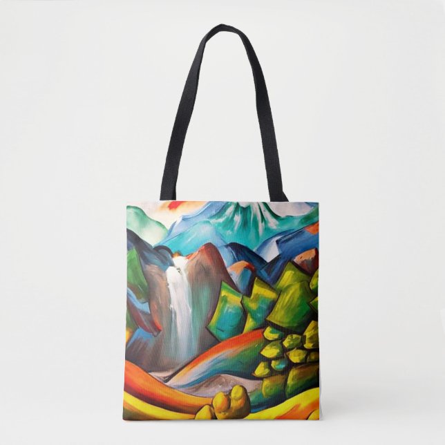 Tote Bag Torrent des Rocheuses (Devant)