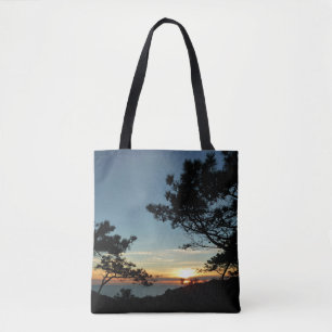 Tote Bag Torrey Pine Sunset III Paysage californien