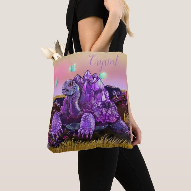 Tote Bag Tortue cristallisée (De près)