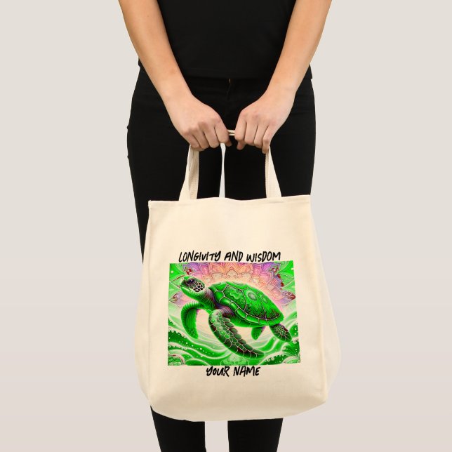 Tote Bag Tortue de mer (Devant (produit))