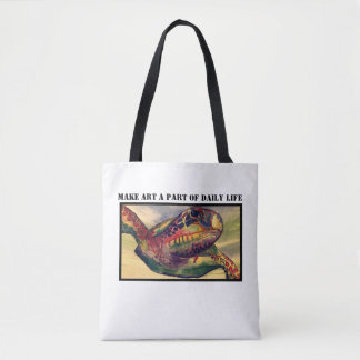 Tote Bag Tortue de mer fraîche