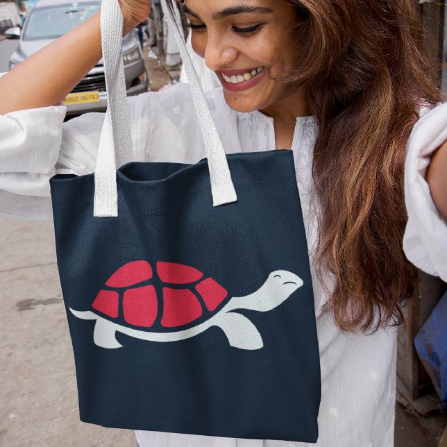 Tote Bag Tortue rouge (Créateur téléchargé)