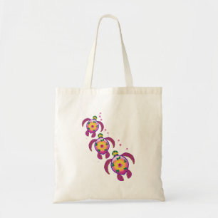 Tote Bag Tortues de Honu hawaïennes tropicales