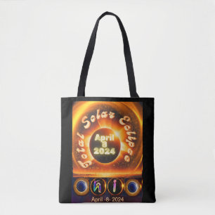 Tote Bag Total éclipse solaire, 8 avril 2024 -Ohio