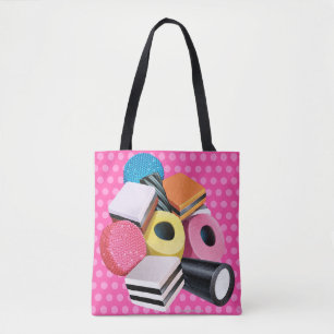 Tote Bag Tote d'épaule. Candy Allands cascade Pink