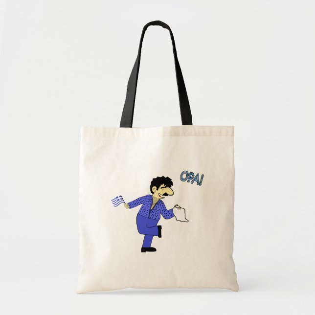 Tote Bag Tote - Greek Dancer (Devant)