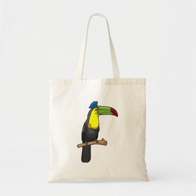 Tote Bag Toucan en tant que policier (Devant)
