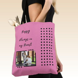 Tote Bag Toujours dans mon coeur 2 photo amant animal de co