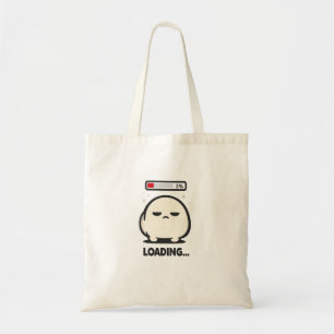 Tote Bag Toujours en chargement 3% - Personnage fatigué mig