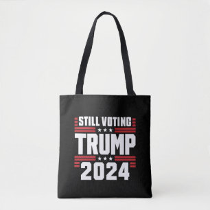 Tote Bag Toujours votant Trump 2024 Drapeau américain patri