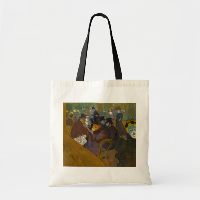 Tote Bag Toulouse-Lautrec - Au Rouge (Devant)