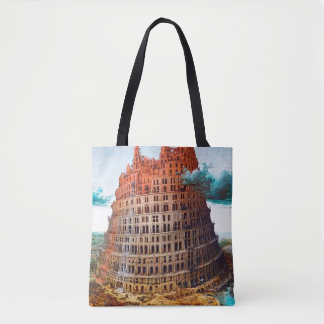 Tote Bag Tour de Babel, Pieter Bruegel l'Ancien (Devant)