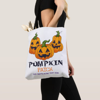Tote Bag Tournée dans le jardin de citrouilles ou sortie au