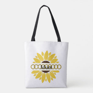 Tote Bag Tournesol de la Fête des Mères moderne