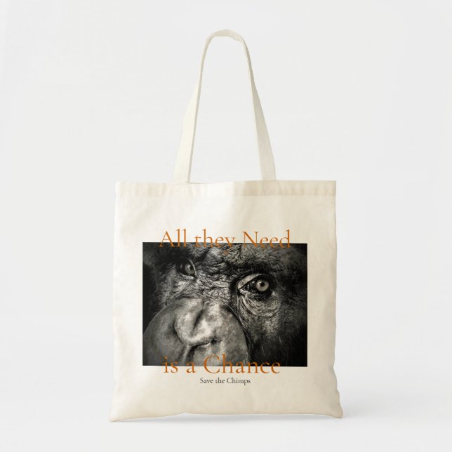 Tote Bag Tout ce dont ils ont besoin est une chance (Devant)