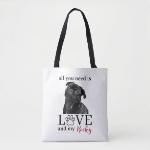 Tote Bag Tout ce dont vous avez besoin est l'amour et mon c