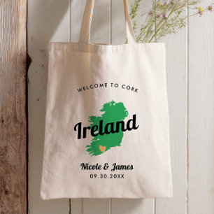 Tote Bag Tout Color Ireland Mariage Welcome Bag, Irlandais