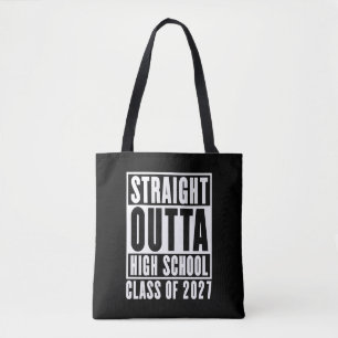 Tote Bag Tout droit sorti du lycée promotion 2027
