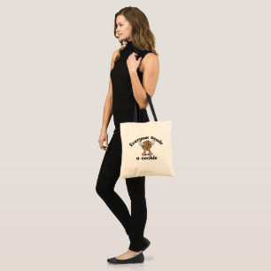 Tote Bag tout le monde a besoin d'un cookie fourre-tout