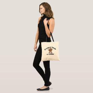 Tote Bag tout le monde a besoin d'un cookie fourre-tout