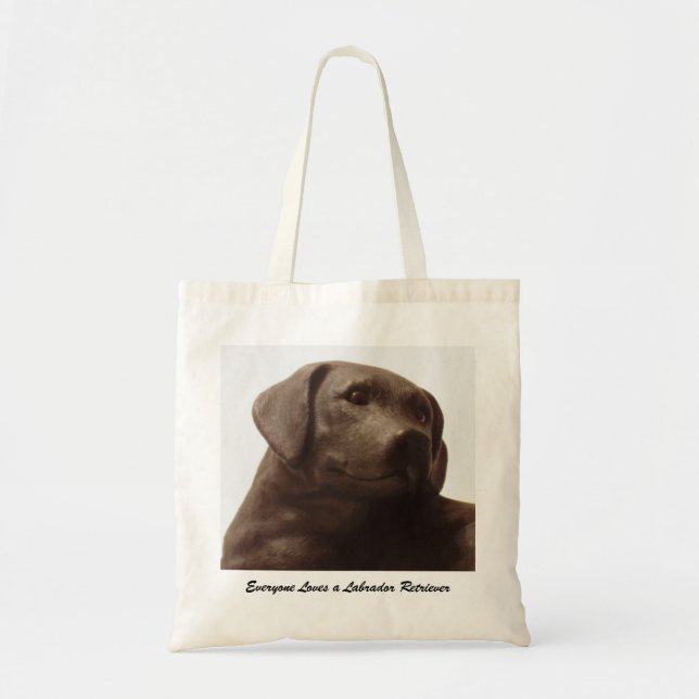 Tote Bag Tout le monde aime un Labrador Retriever (Devant)