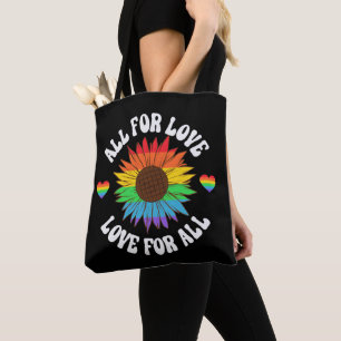 Tote Bag Tout Pour L'Amour Pour Tous Mois Gay pride