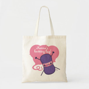 Tote Bag tout que nous tricotons est amour