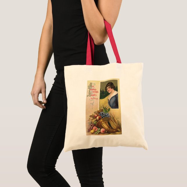 Tote Bag Toute la générosité de Thanksgiving Soit mince (Devant (produit))