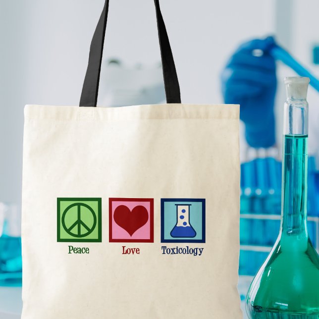 Tote Bag Toxicologie Peace Love (Créateur téléchargé)