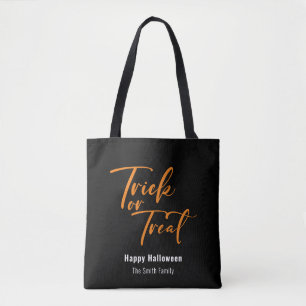 Tote Bag Tracé ou traitement Script moderne Custom Hallowee