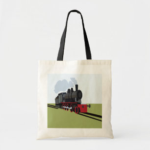 Tote Bag Train à vapeur sur voie ferrée