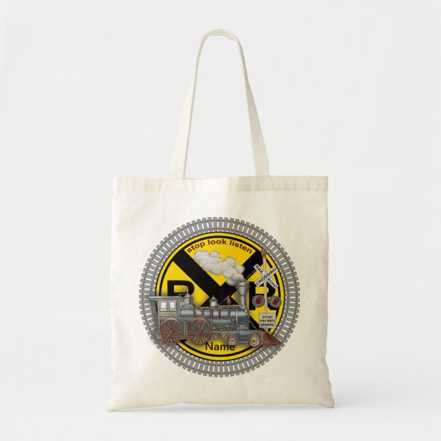 Tote Bag Train Crossing   (Devant)