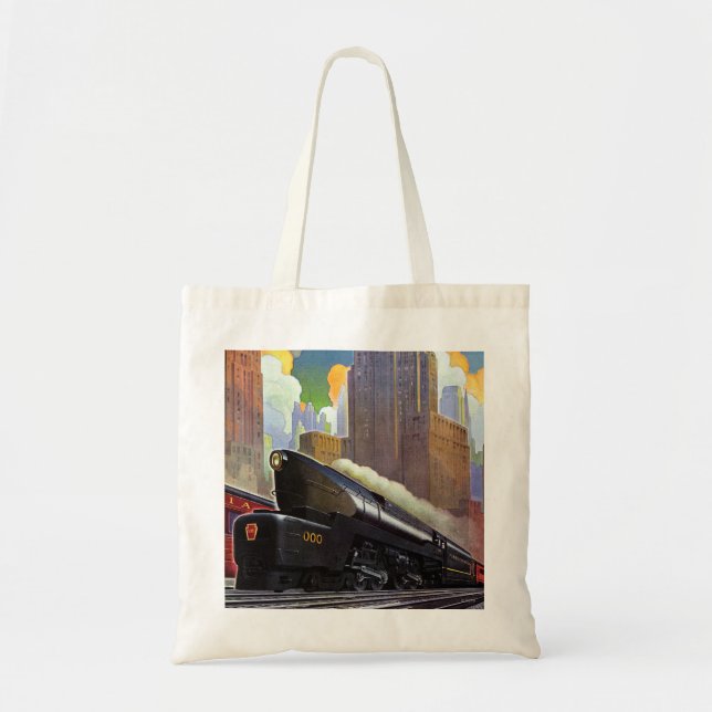 Tote Bag Train de Pennsylvanie par Unknown (Devant)