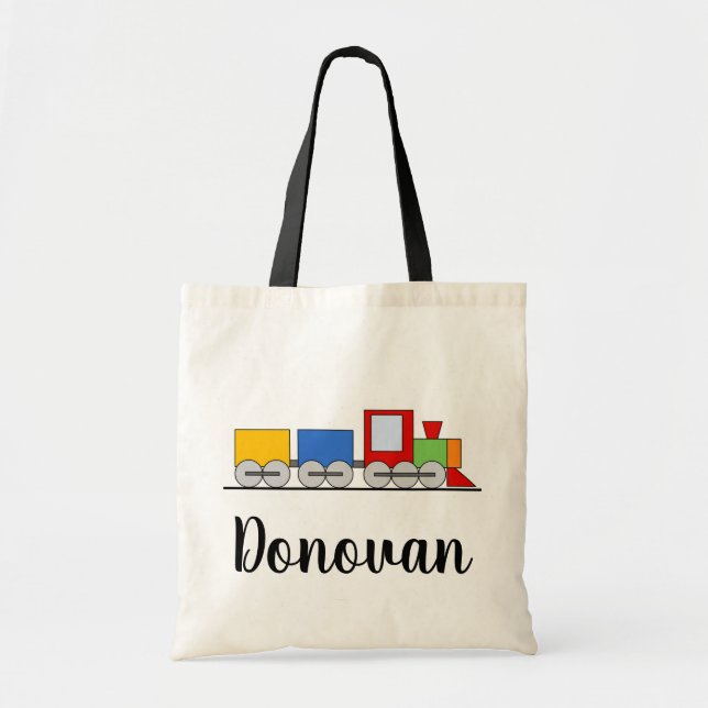 Tote Bag Train pour enfants (Devant)