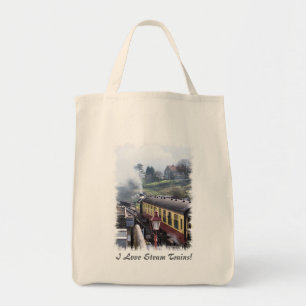 TOTE BAG TRAINS À VAPEUR