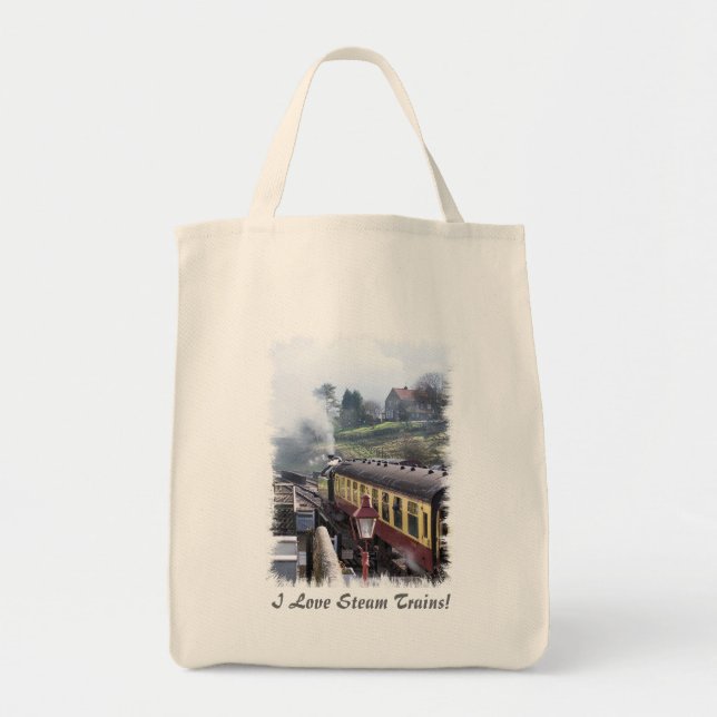 TOTE BAG TRAINS À VAPEUR (Devant)