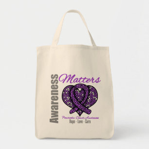 Tote Bag Traitement d'amour d'espoir - Cancer pancréatique