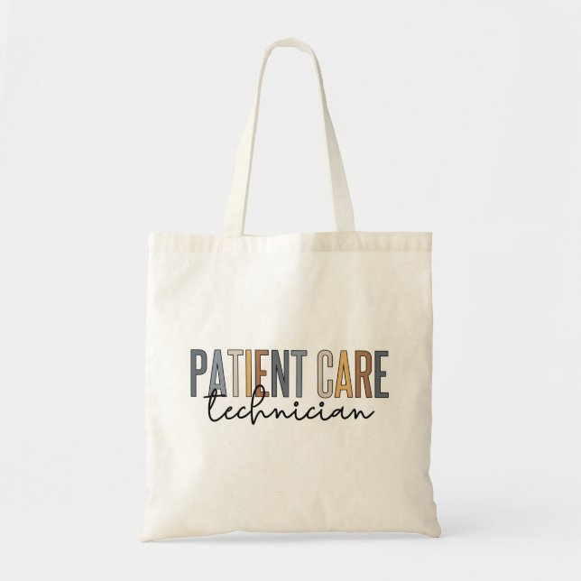 Tote Bag Traitement des patients Technicien Dons PCT (Devant)