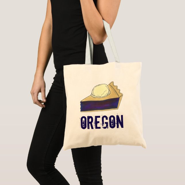 Tote Bag Tranche de tourte de baies de Marionberry de Portl (Devant (produit))