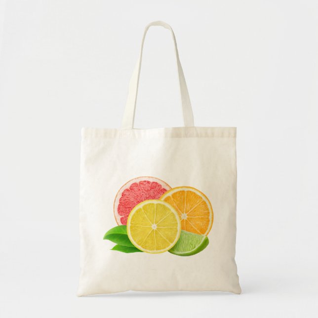 Tote Bag Tranches d'agrumes (Devant)