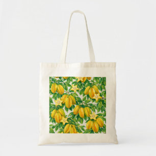 Tote Bag Tranches de carambole Motif Tropical