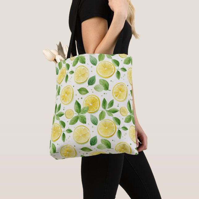 Tote Bag Tranches de Citron (De près)