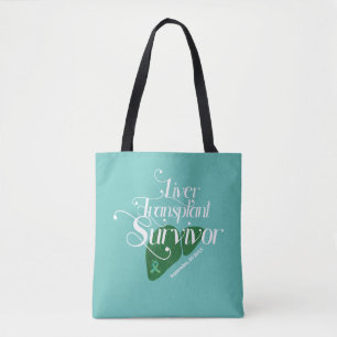 Tote Bag Transplant le foie Survivant Personnalisé